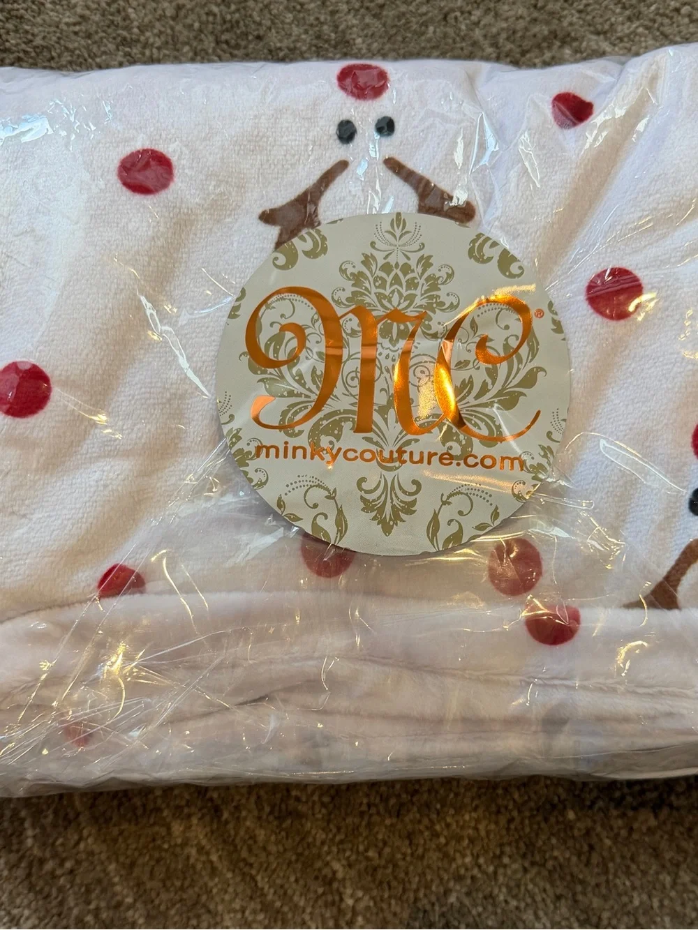 Minky Couture Christmas Pillowcase
